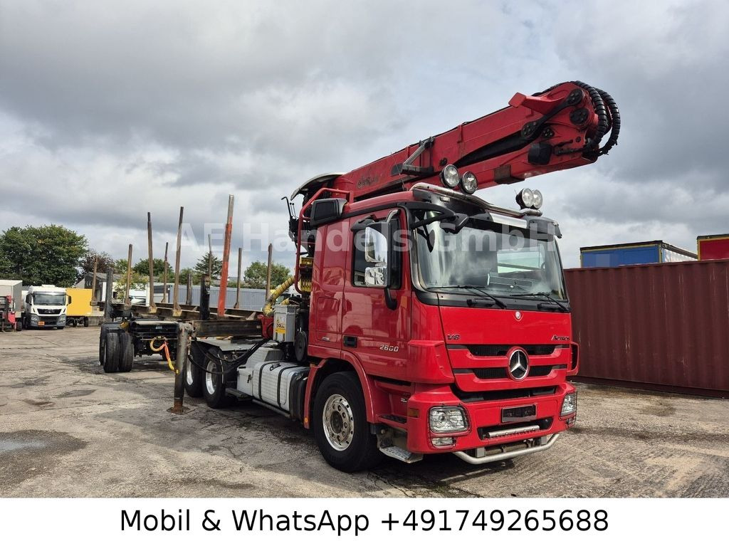 Mercedes-Benz Actros III 2660 L BL 6x4 *Retarder/AP/Palfinger Mercedes-Benz Actros III 2660 L BL 6x4 *Retarder/AP/Palfinger - Xe chở gỗ: hình 1 Mercedes-Benz Actros III 2660 L BL 6x4 *Retarder/AP/Palfinger Mercedes-Benz Actros III 2660 L BL 6x4 *Retarder/AP/Palfinger - Xe chở gỗ: hình 1