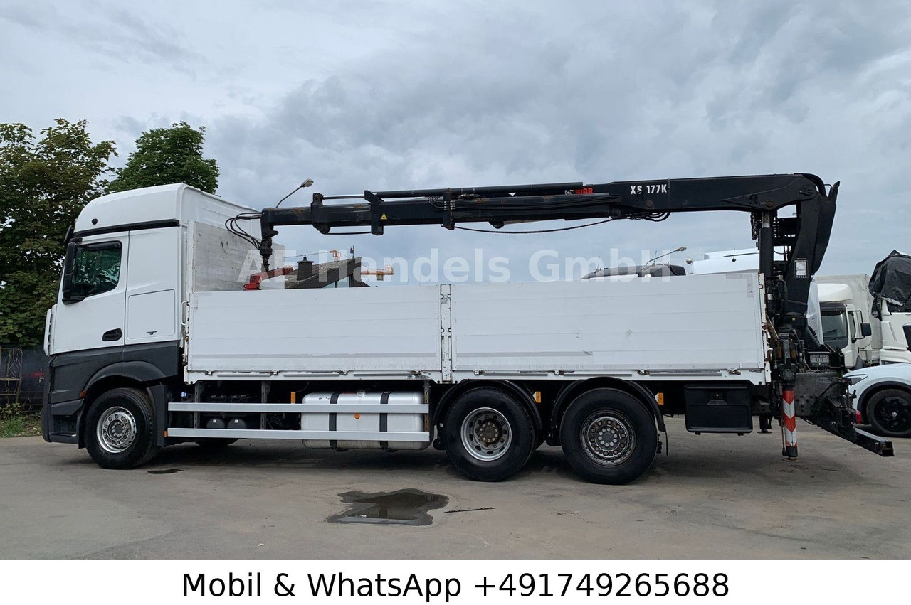 Mercedes-Benz Actros IV 2645 L LL 6x2 *Retarder/Hiab-177K-Pro - Xe tải thùng lửng/ Phẳng, Xe cẩu tự hành: hình 2 Mercedes-Benz Actros IV 2645 L LL 6x2 *Retarder/Hiab-177K-Pro - Xe tải thùng lửng/ Phẳng, Xe cẩu tự hành: hình 2