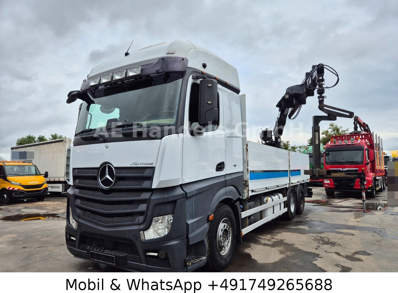 Mercedes-Benz Actros IV 2645 L LL 6x2 *Retarder/Hiab-177K-Pro - Xe tải thùng lửng/ Phẳng, Xe cẩu tự hành: hình 1 Mercedes-Benz Actros IV 2645 L LL 6x2 *Retarder/Hiab-177K-Pro - Xe tải thùng lửng/ Phẳng, Xe cẩu tự hành: hình 1