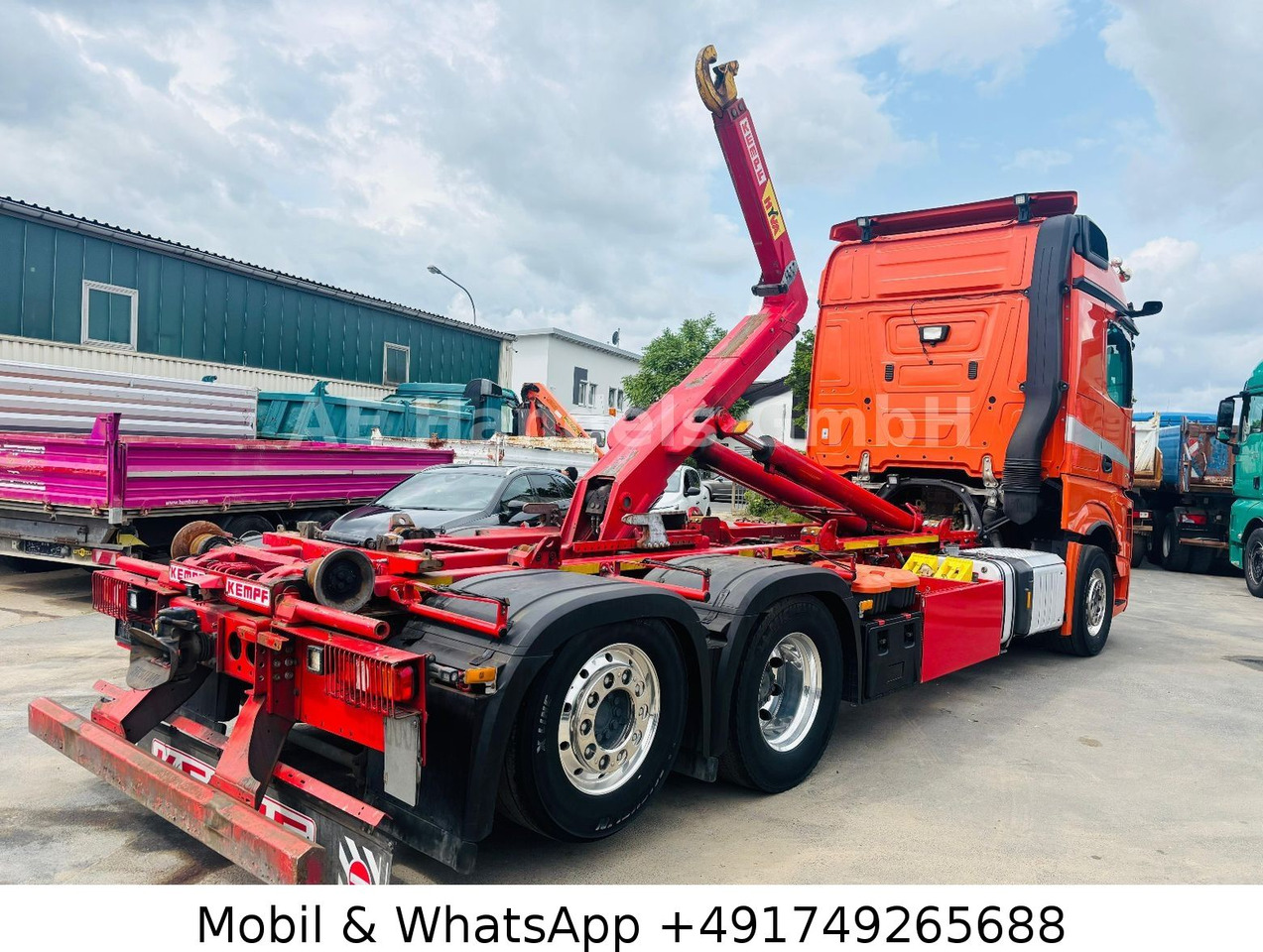 Mercedes-Benz Actros V 2551 L BL 6x2 *Retarder/Hyva-18-60-S - Xe tải nâng móc, Xe cẩu tự hành: hình 4 Mercedes-Benz Actros V 2551 L BL 6x2 *Retarder/Hyva-18-60-S - Xe tải nâng móc, Xe cẩu tự hành: hình 4