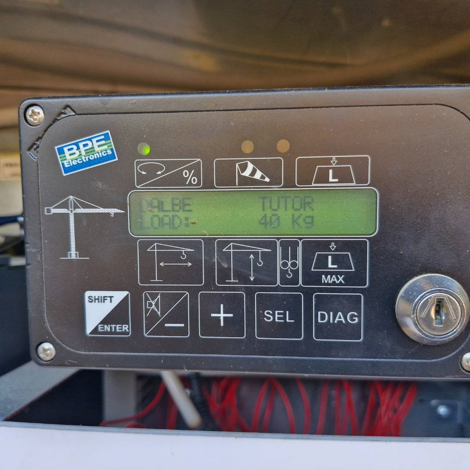 Cần cẩu tháp Dalbe Dalbe DB 50 1er Main /Certificat CE Non Endommagée: hình 13