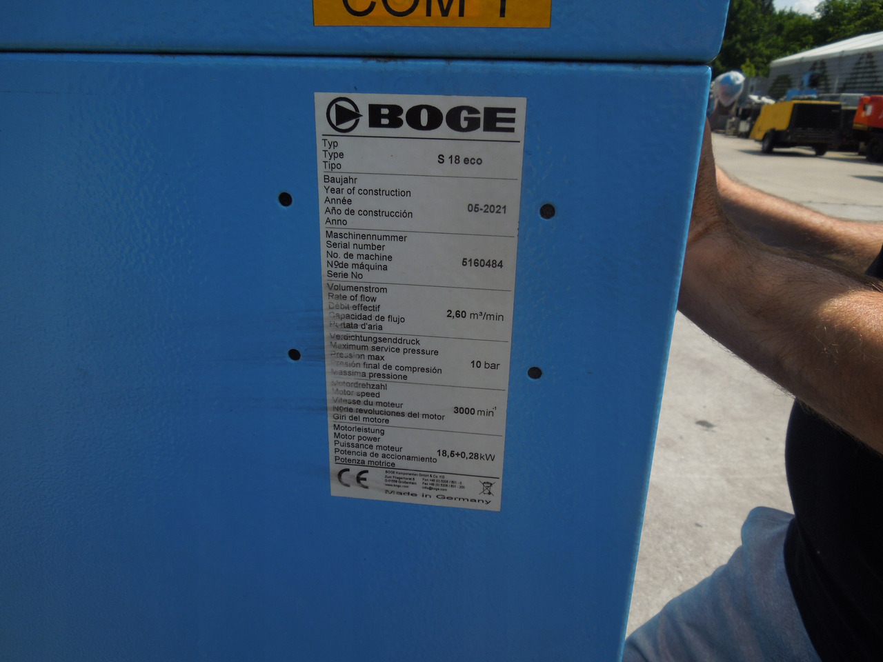 Boge S18ECO - Máy nén khí: hình 4 Boge S18ECO - Máy nén khí: hình 4