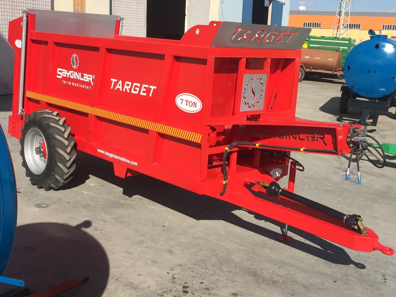 TARGET 10 TON HYDRAULIC PUSH MANURE SPREADER - Máy rải phân chuồng: hình 1 TARGET 10 TON HYDRAULIC PUSH MANURE SPREADER - Máy rải phân chuồng: hình 1