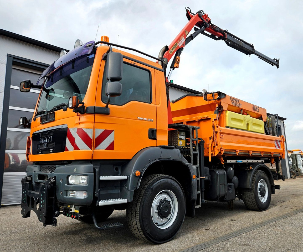 MAN TGM 18.290 4x4 Palfinger PK7001 Kran Funk Euro5 - Xe ben, Xe cẩu tự hành: hình 1 MAN TGM 18.290 4x4 Palfinger PK7001 Kran Funk Euro5 - Xe ben, Xe cẩu tự hành: hình 1