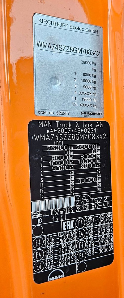 Xe tải chở rác MAN TGS 28.360 Euro6 FAUN VARIOPRESS II Zoeller: hình 15 Xe tải chở rác MAN TGS 28.360 Euro6 FAUN VARIOPRESS II Zoeller: hình 15