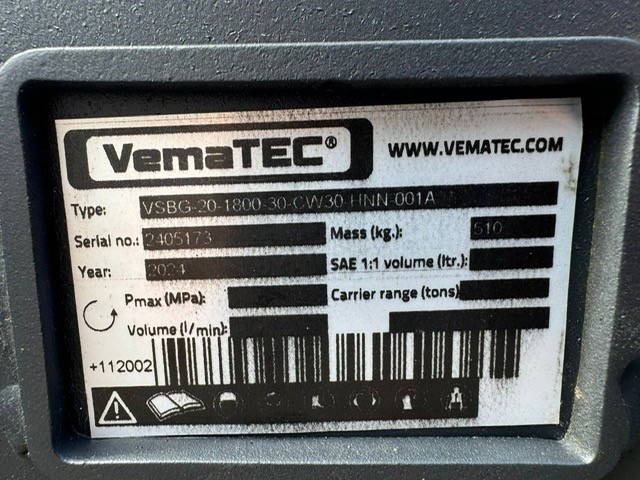 VemaTec CW30 Slotenbak 900 Ltr 1800mm breed - Gầu máy xúc cho Máy móc xây dựng: hình 3 VemaTec CW30 Slotenbak 900 Ltr 1800mm breed - Gầu máy xúc cho Máy móc xây dựng: hình 3
