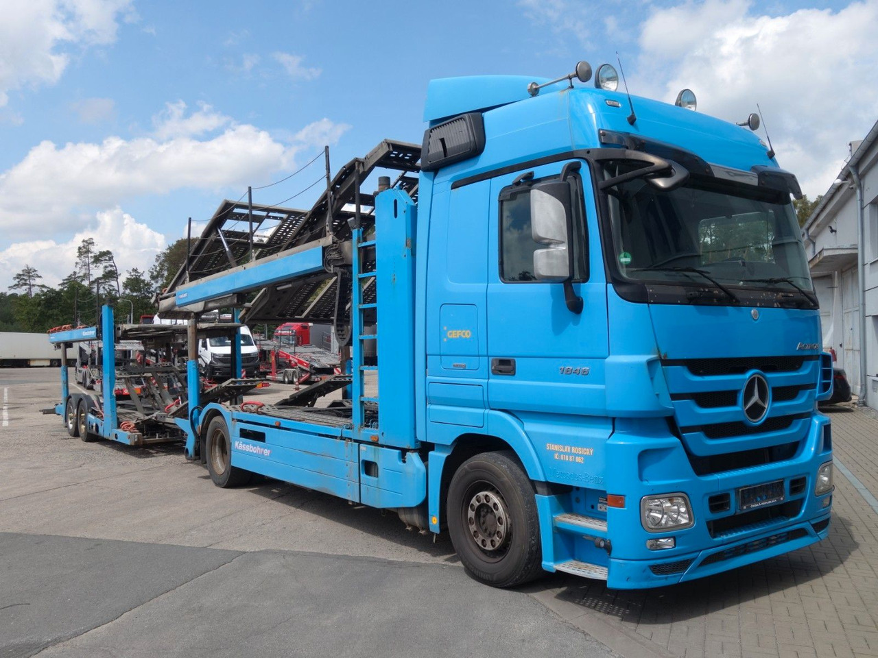 Mercedes-Benz Actros 1846 mit Kässbohrer Metago/Vario - Xe tải chuyên chở tự động: hình 3 Mercedes-Benz Actros 1846 mit Kässbohrer Metago/Vario - Xe tải chuyên chở tự động: hình 3