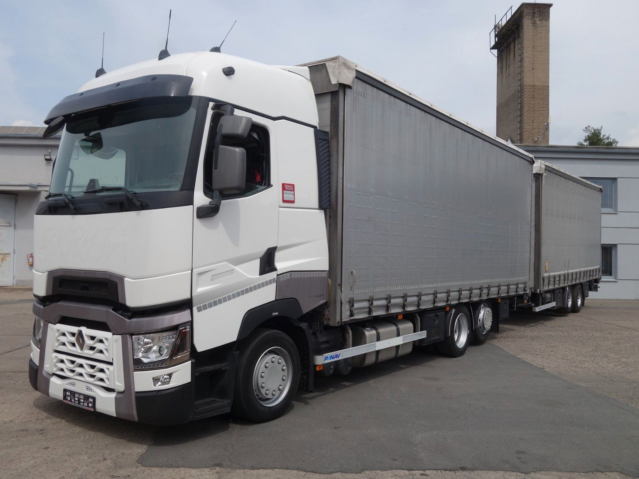 Renault T520 6x2 + trailer, 120m3, 2x Liftachse - Xe tải thùng mui bạt: hình 1 Renault T520 6x2 + trailer, 120m3, 2x Liftachse - Xe tải thùng mui bạt: hình 1
