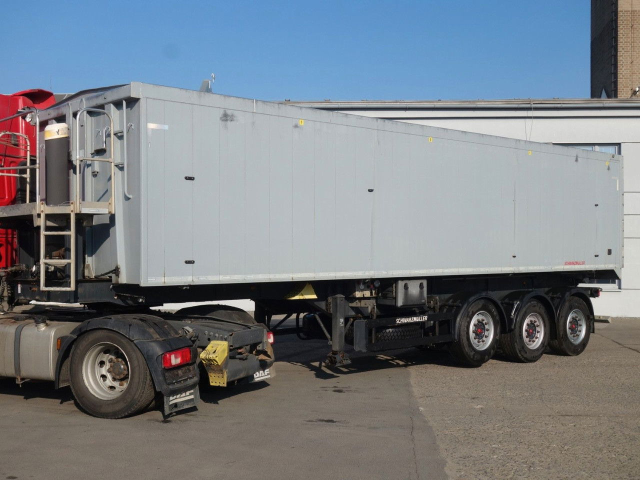 Schwarzmüller Alu Kipper, 50 cm3, Rollplane, Liftachse, SAF - Sơ mi rơ moóc ben: hình 2 Schwarzmüller Alu Kipper, 50 cm3, Rollplane, Liftachse, SAF - Sơ mi rơ moóc ben: hình 2