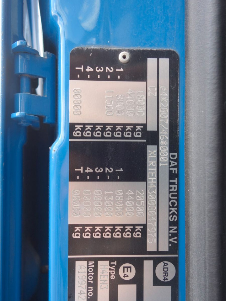 Xe đầu kéo DAF XF 510 SC Standard, Retarder: hình 11