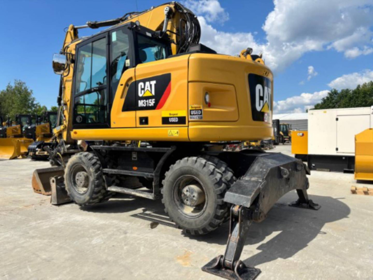 CAT M315F - Máy xúc bánh lốp: hình 4 CAT M315F - Máy xúc bánh lốp: hình 4