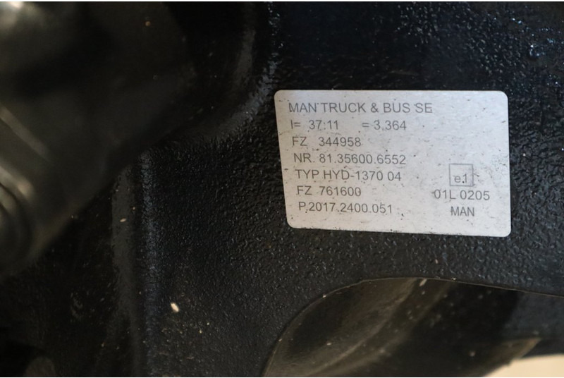 MAN HYD-1370-04 37/11 81.35003-7617 BRANDNEW - Trục sau cho Xe tải: hình 5 MAN HYD-1370-04 37/11 81.35003-7617 BRANDNEW - Trục sau cho Xe tải: hình 5