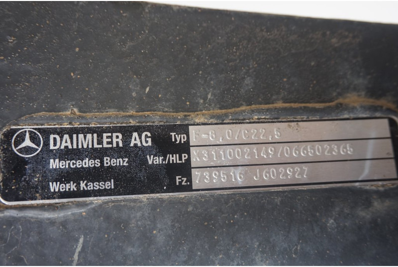 Mercedes-Benz F-8/C22.5 RECHT - Trục trước cho Xe tải: hình 4 Mercedes-Benz F-8/C22.5 RECHT - Trục trước cho Xe tải: hình 4