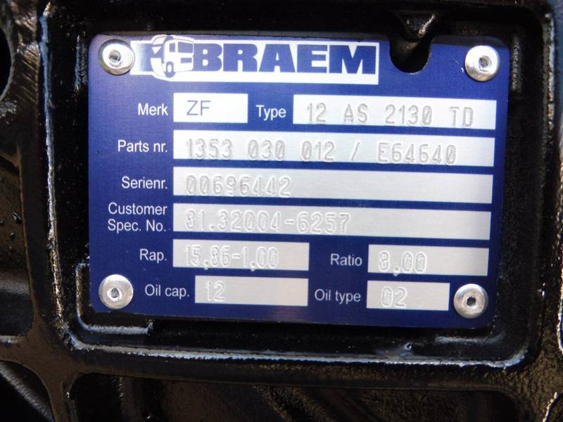 ZF 12AS2130TD - Hộp số cho Xe tải: hình 5 ZF 12AS2130TD - Hộp số cho Xe tải: hình 5