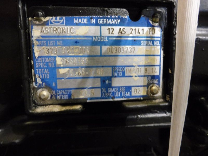 ZF 12AS2141TD+IT DAF - Hộp số cho Xe tải: hình 5 ZF 12AS2141TD+IT DAF - Hộp số cho Xe tải: hình 5