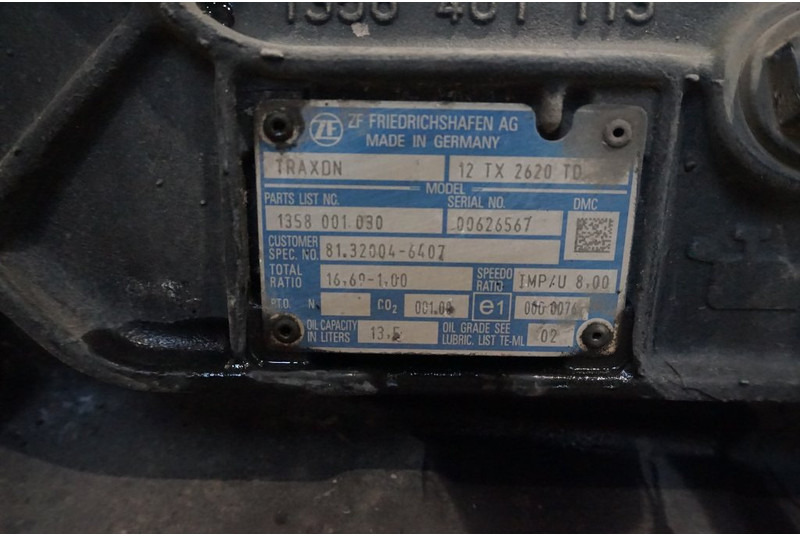 ZF 12TX2620DD TGX 81.32004-6407 - Hộp số cho Xe tải: hình 5 ZF 12TX2620DD TGX 81.32004-6407 - Hộp số cho Xe tải: hình 5