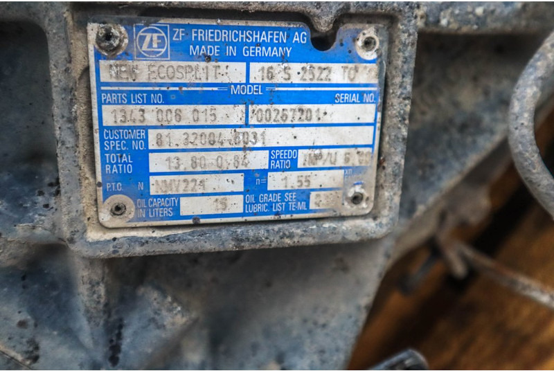 ZF 16S25220OD+NMV221 - Hộp số cho Xe tải: hình 5 ZF 16S25220OD+NMV221 - Hộp số cho Xe tải: hình 5