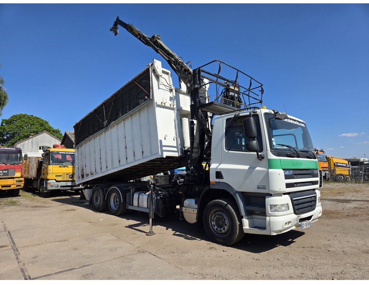 DAF CF85.410 6x2 steering axle lenk Tipper Crane HIAB J1320Z - Xe ben, Xe cẩu tự hành: hình 3 DAF CF85.410 6x2 steering axle lenk Tipper Crane HIAB J1320Z - Xe ben, Xe cẩu tự hành: hình 3