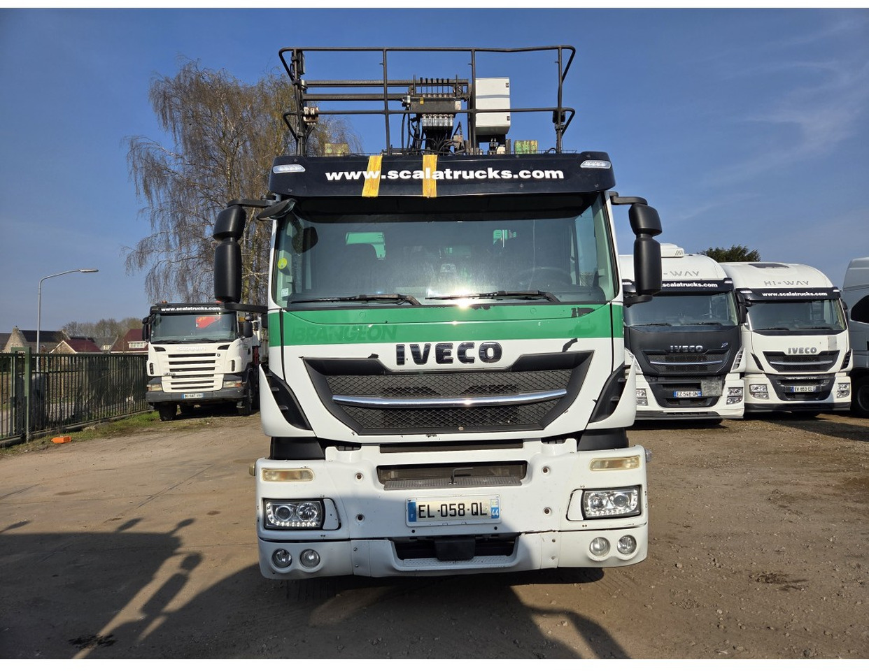 Xe ben, Xe cẩu tự hành IVECO STRALIS 420 6X2 TIPPER CRANE KESLA 17 TON 2 EXT STEERING REAR AXLE: hình 8