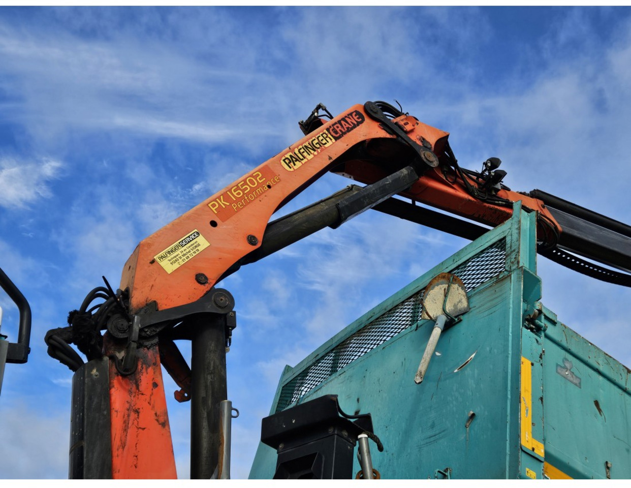 Xe ben MAN TGA 33.360 TIPPER 3 SIDE CRANE PALFINGER 16502 *REMOTE CONTROL: hình 9