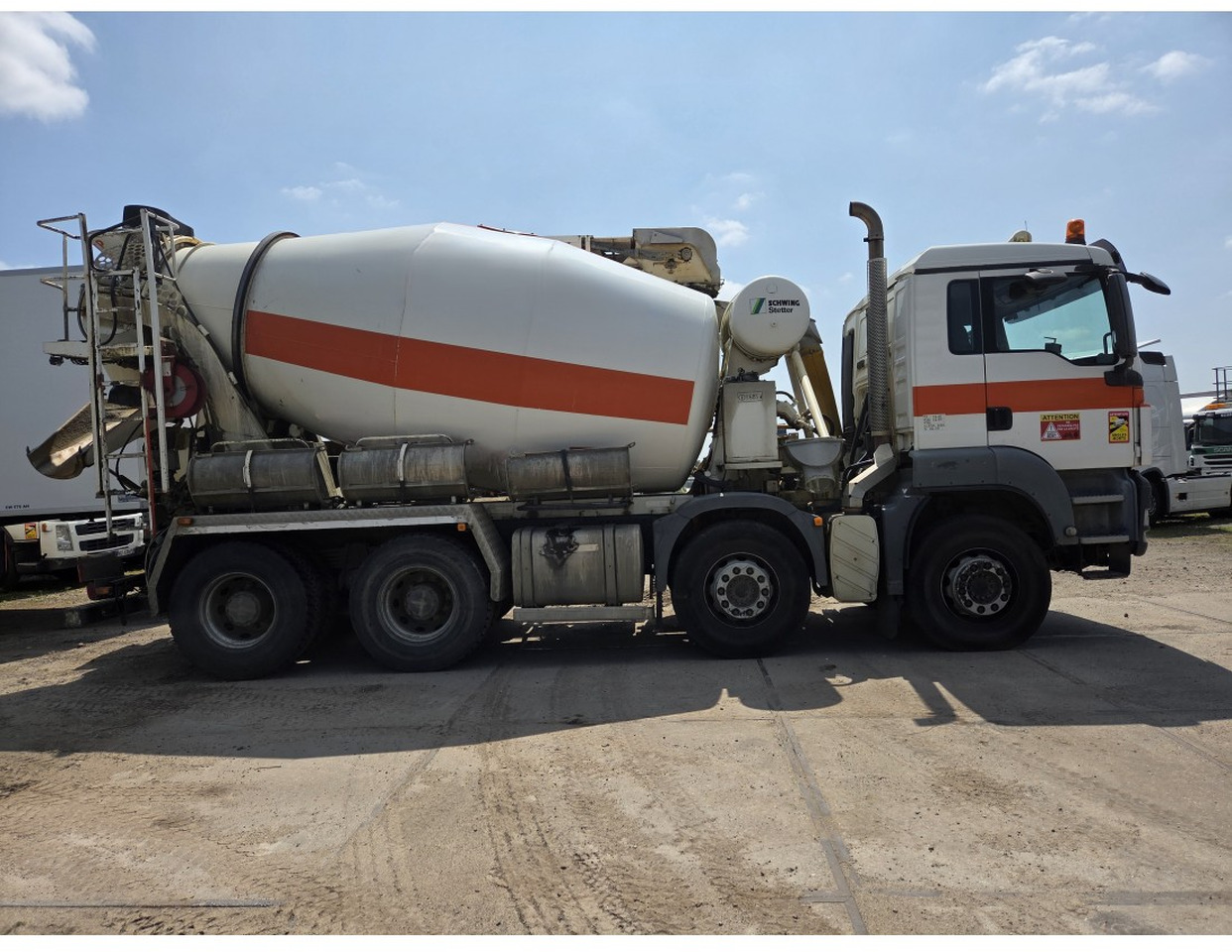 MAN TGS 35.400 8X4 Concrete Mixer Stetter 9m3 Steelsuspension - Xe trộn bê tông: hình 5 MAN TGS 35.400 8X4 Concrete Mixer Stetter 9m3 Steelsuspension - Xe trộn bê tông: hình 5