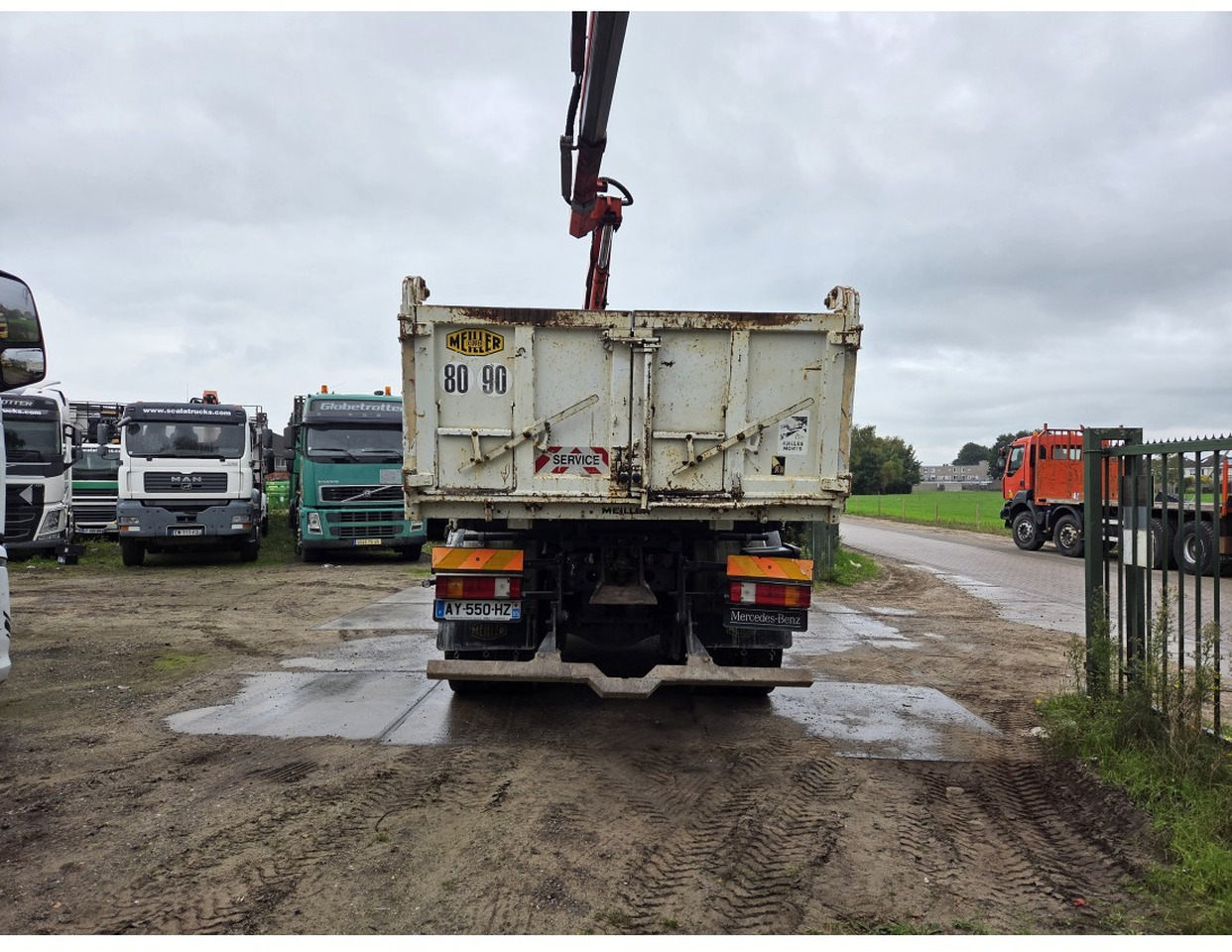 MERCEDESA CTROS 3341 6X4 TIPPER CRANE FASSI F105 - Xe ben, Xe cẩu tự hành: hình 4 MERCEDESA CTROS 3341 6X4 TIPPER CRANE FASSI F105 - Xe ben, Xe cẩu tự hành: hình 4