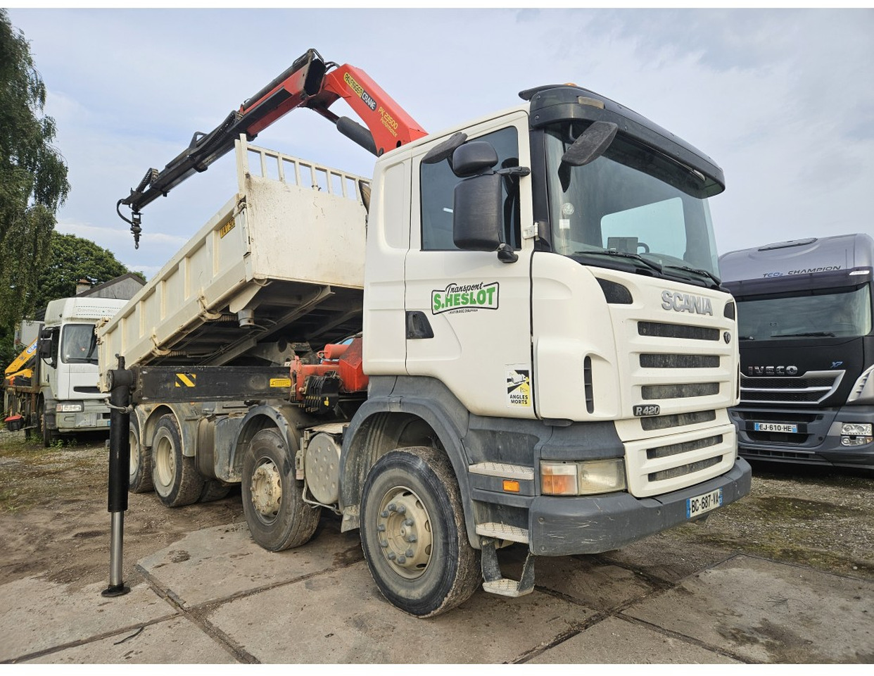 Scania R420 8x4 Tipper Crane Palfinger 23500 - Xe ben, Xe cẩu tự hành: hình 3 Scania R420 8x4 Tipper Crane Palfinger 23500 - Xe ben, Xe cẩu tự hành: hình 3