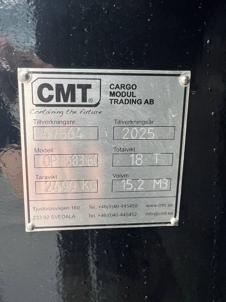 CMT Schaktflak 15m3 - Thùng chứa hooklift: hình 3 CMT Schaktflak 15m3 - Thùng chứa hooklift: hình 3