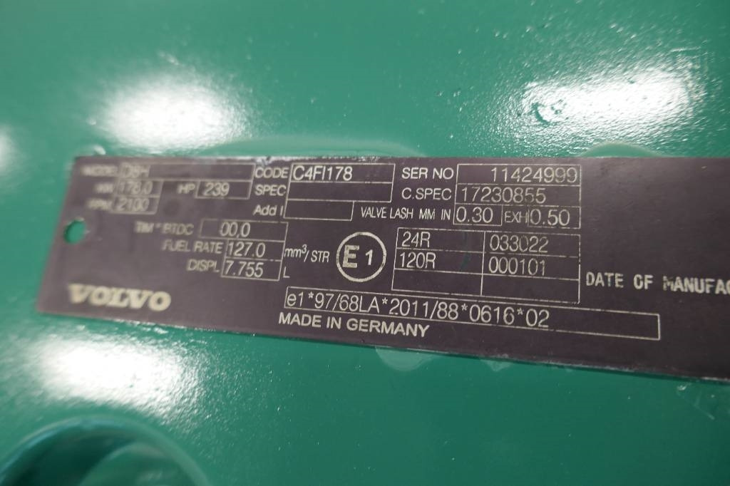 Volvo D8H nyrenoverad - Động cơ cho Máy móc xây dựng: hình 3 Volvo D8H nyrenoverad - Động cơ cho Máy móc xây dựng: hình 3