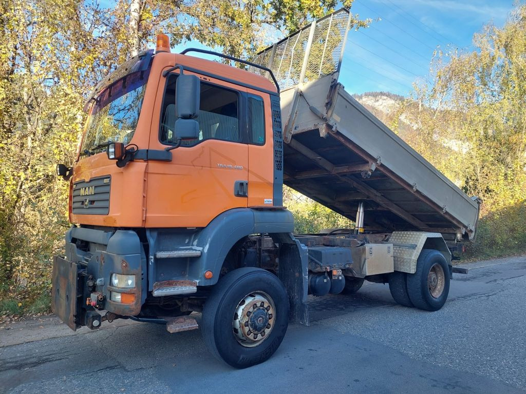 MAN TGA 18.483 FAK 4x4, Euro 3 - Xe ben: hình 1 MAN TGA 18.483 FAK 4x4, Euro 3 - Xe ben: hình 1