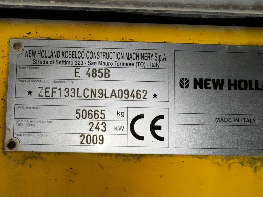 Máy xúc bánh xích New Holland E485B, 2009year, 50ton: hình 7