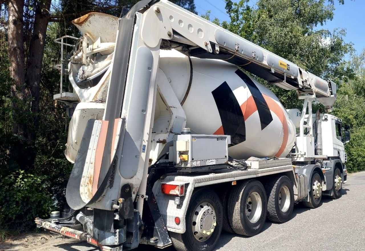 Scania P450 LB 10x4,E6,Stetter 10m³,Förderband/belt 16m - Xe trộn bê tông: hình 5 Scania P450 LB 10x4,E6,Stetter 10m³,Förderband/belt 16m - Xe trộn bê tông: hình 5