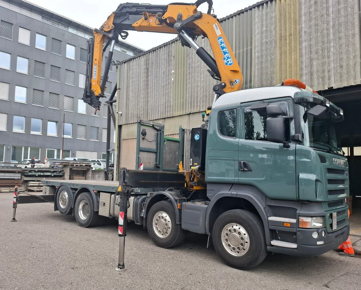 Scania R500 V8 8x2, E5, Effer 585 6S + Flyjib + winch - Xe cẩu tự hành: hình 2 Scania R500 V8 8x2, E5, Effer 585 6S + Flyjib + winch - Xe cẩu tự hành: hình 2