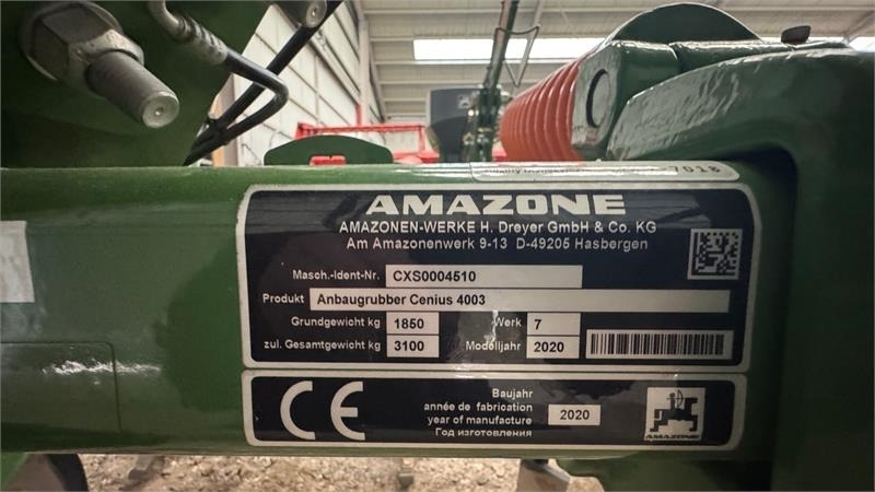 Amazone Cenius 4003 4003 med frøsåning - Bừa: hình 5 Amazone Cenius 4003 4003 med frøsåning - Bừa: hình 5