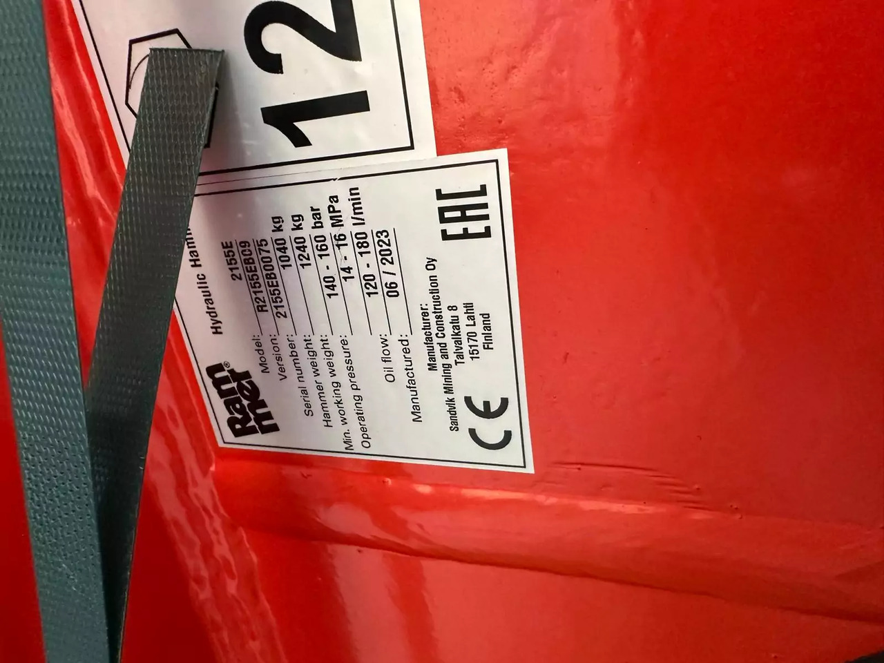 2023 Rammer 2155E - Búa thủy lực: hình 3 2023 Rammer 2155E - Búa thủy lực: hình 3