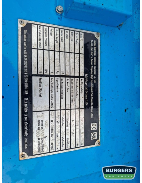 Sinoboom 5389RE 1623RE - Máy nâng người hình kéo: hình 5 Sinoboom 5389RE 1623RE - Máy nâng người hình kéo: hình 5