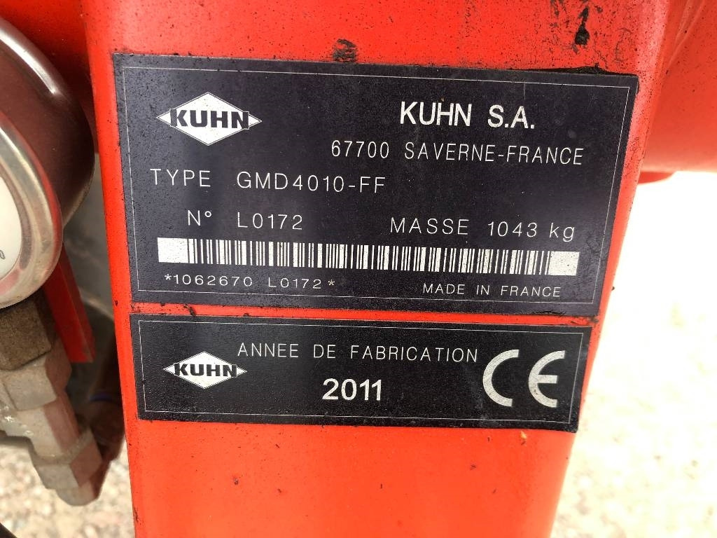 Kuhn GMD 4010 Dismantled: only spare parts - Máy cắt cỏ: hình 3 Kuhn GMD 4010 Dismantled: only spare parts - Máy cắt cỏ: hình 3