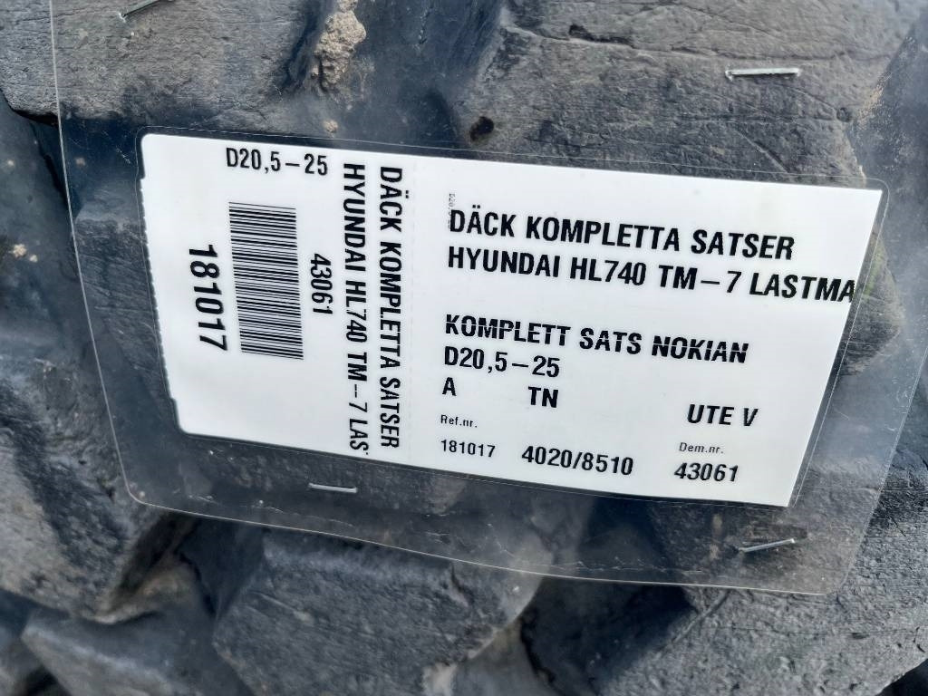 Nokian 20,5 R25 Loader grip Volvo Hyundai Huddig - Bánh xe: hình 3 Nokian 20,5 R25 Loader grip Volvo Hyundai Huddig - Bánh xe: hình 3