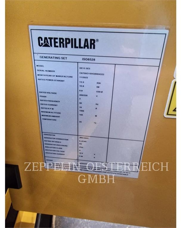 CAT DE13,5E3 B - Bộ phát điện: hình 5 CAT DE13,5E3 B - Bộ phát điện: hình 5