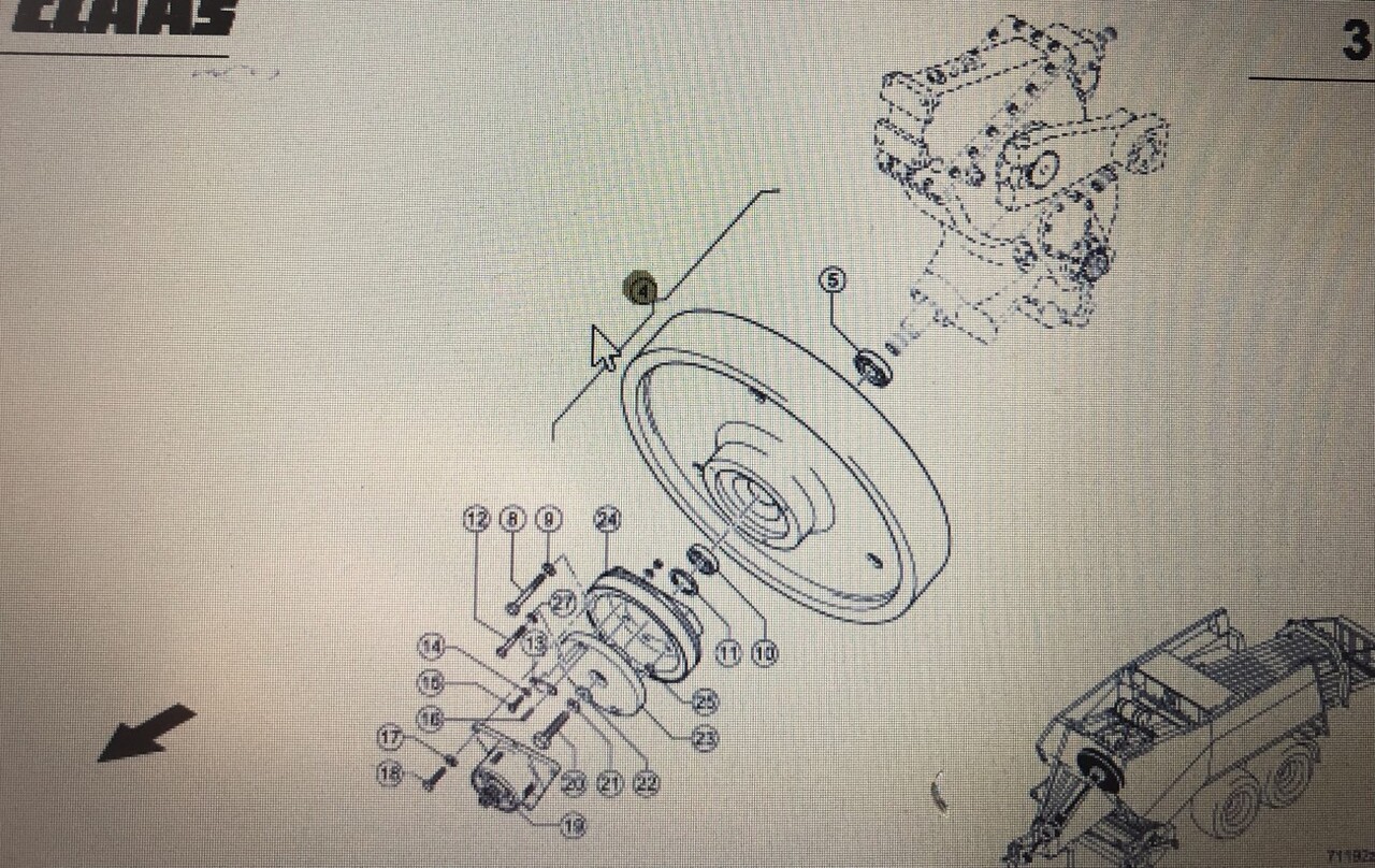 CLAAS 00 0855 322 0/Claas koło zamachowe/Claas Quadrant 2200 Advantage 3200 RF/RC - Bánh đà cho Máy móc nông nghiệp: hình 1 CLAAS 00 0855 322 0/Claas koło zamachowe/Claas Quadrant 2200 Advantage 3200 RF/RC - Bánh đà cho Máy móc nông nghiệp: hình 1
