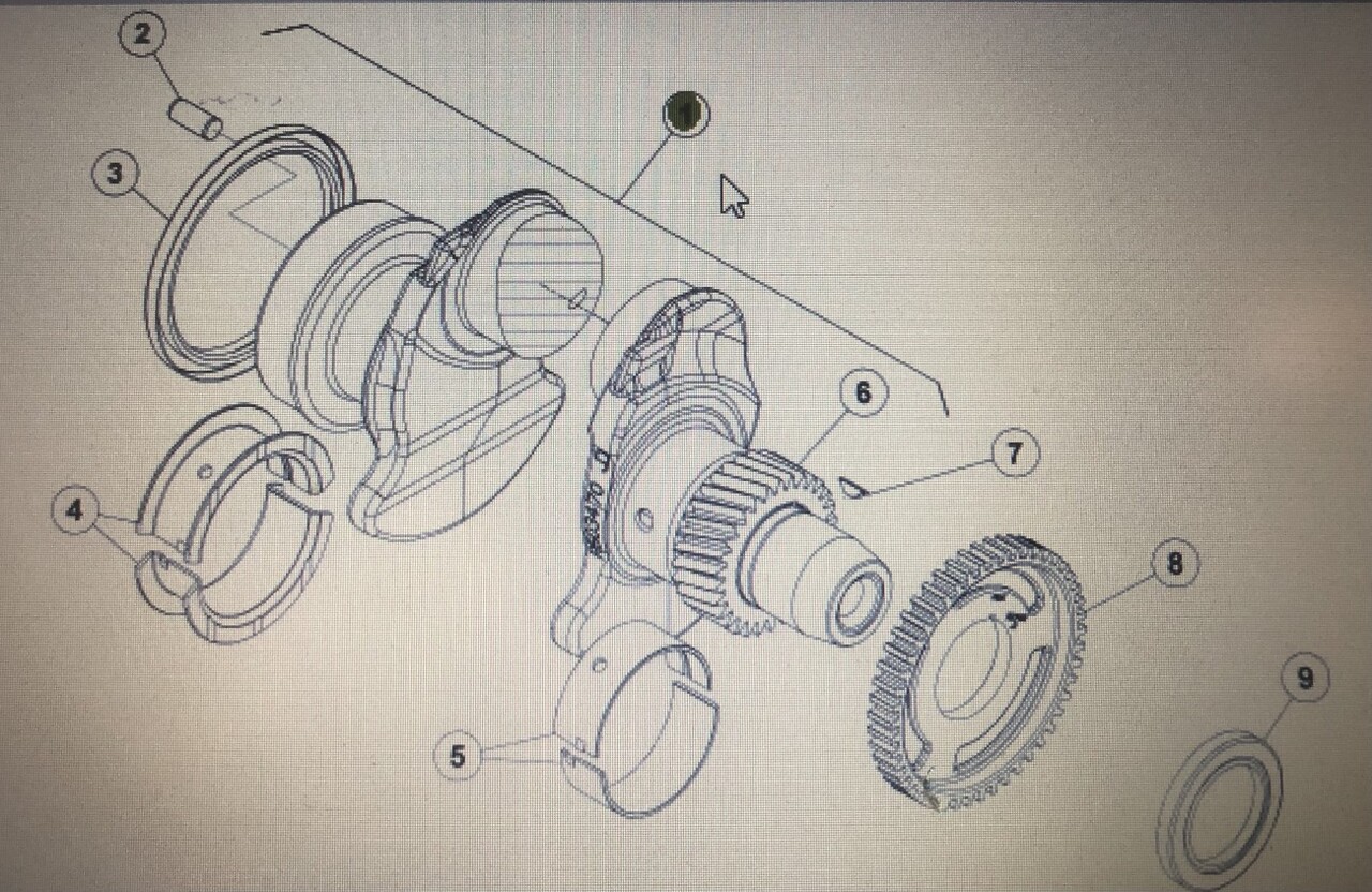 CLAAS Celtis - wał korbowy Ceres 355-325X Ares 566-546 Ergos 466-436 John Deere - Trục khuỷu cho Máy móc nông nghiệp: hình 1 CLAAS Celtis - wał korbowy Ceres 355-325X Ares 566-546 Ergos 466-436 John Deere - Trục khuỷu cho Máy móc nông nghiệp: hình 1