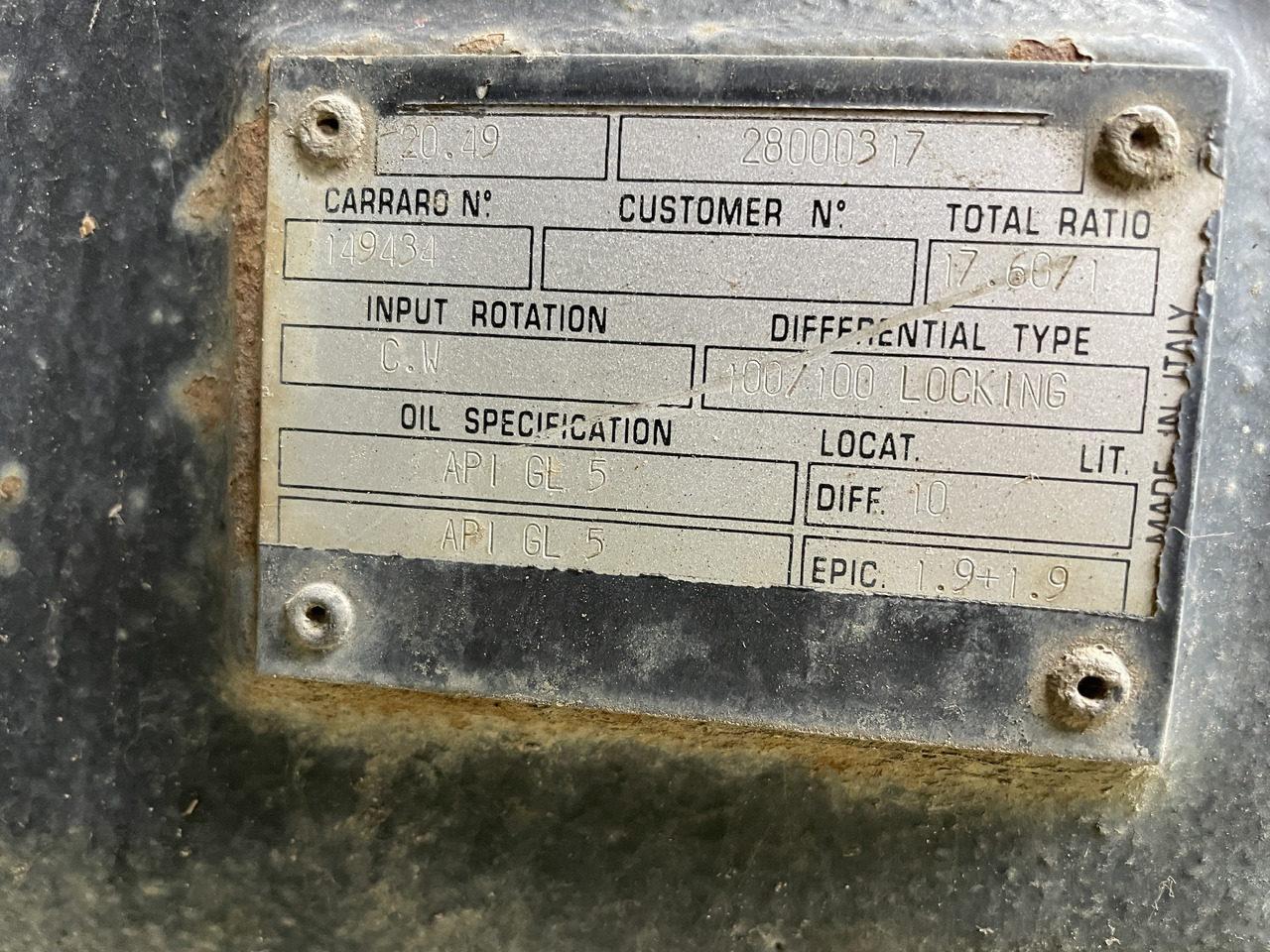 Carraro 20.49 149434 - oś przednia - zwolnica zwrotnica półoś obudowa mostu - Ngõng moay ơ cho Máy móc nông nghiệp: hình 4 Carraro 20.49 149434 - oś przednia - zwolnica zwrotnica półoś obudowa mostu - Ngõng moay ơ cho Máy móc nông nghiệp: hình 4