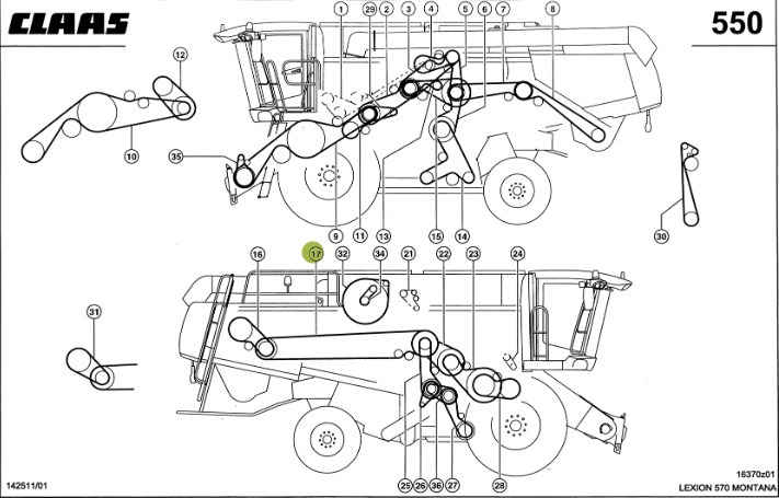 Claas Lexion - pas klinowy napędu głównego 0006449610 644961.0 NOWY - Dây curoa cho Máy gặt đập: hình 2 Claas Lexion - pas klinowy napędu głównego 0006449610 644961.0 NOWY - Dây curoa cho Máy gặt đập: hình 2
