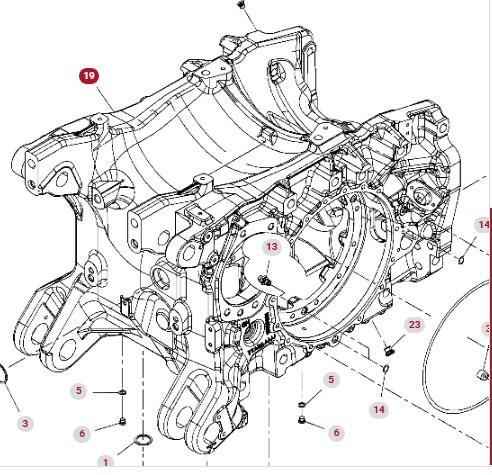 Fendt 930 933 936 939 942 Vario Gen 6 Obudowa Przedniej Osi CZĘŚCI H218PF050008A - Trục và các bộ phận cho Máy cày: hình 1 Fendt 930 933 936 939 942 Vario Gen 6 Obudowa Przedniej Osi CZĘŚCI H218PF050008A - Trục và các bộ phận cho Máy cày: hình 1