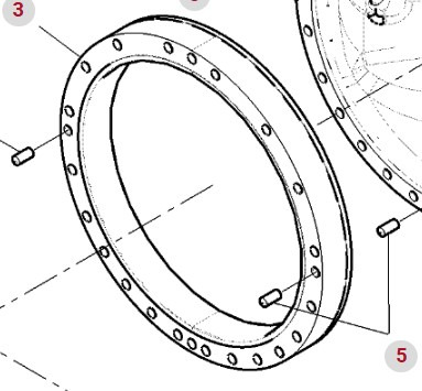 Fendt 930 933 936 939 942 Vario Gen 6 Obudowa Przedniej Osi Kołnierz CZĘŚCI H218PP014510A - Trục và các bộ phận cho Máy cày: hình 1 Fendt 930 933 936 939 942 Vario Gen 6 Obudowa Przedniej Osi Kołnierz CZĘŚCI H218PP014510A - Trục và các bộ phận cho Máy cày: hình 1