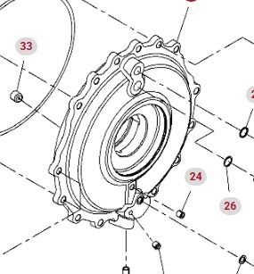 Fendt 930 933 936 939 942 Vario Gen 6 Pokrywa Przedniej Osi CZĘŚCI H218PF050007A - Trục và các bộ phận cho Máy cày: hình 1 Fendt 930 933 936 939 942 Vario Gen 6 Pokrywa Przedniej Osi CZĘŚCI H218PF050007A - Trục và các bộ phận cho Máy cày: hình 1