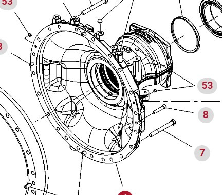 Fendt Vario 1038 1042 1046 1050 GEN 3 Obudowa Osi 530150151074 530150151054 - Trục và các bộ phận cho Máy móc nông nghiệp: hình 1 Fendt Vario 1038 1042 1046 1050 GEN 3 Obudowa Osi 530150151074 530150151054 - Trục và các bộ phận cho Máy móc nông nghiệp: hình 1