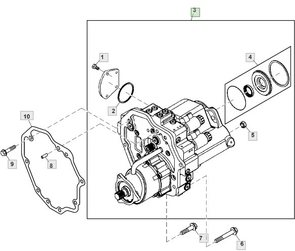 John Deere 3120 3320 3520 3720 - hydrostat silnik hydrostatyczny LVA15190 - Động cơ thủy lực cho Máy móc nông nghiệp: hình 1 John Deere 3120 3320 3520 3720 - hydrostat silnik hydrostatyczny LVA15190 - Động cơ thủy lực cho Máy móc nông nghiệp: hình 1