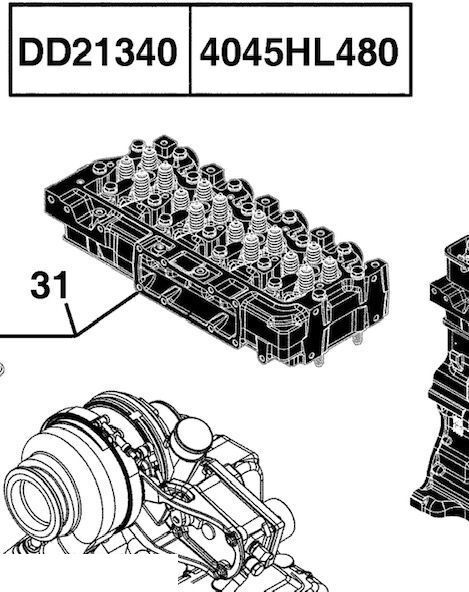 John Deere 6030 6130 6230 6330 6430 Premium - Głowica Cylindrów - Đầu xilanh cho Máy móc nông nghiệp: hình 1 John Deere 6030 6130 6230 6330 6430 Premium - Głowica Cylindrów - Đầu xilanh cho Máy móc nông nghiệp: hình 1