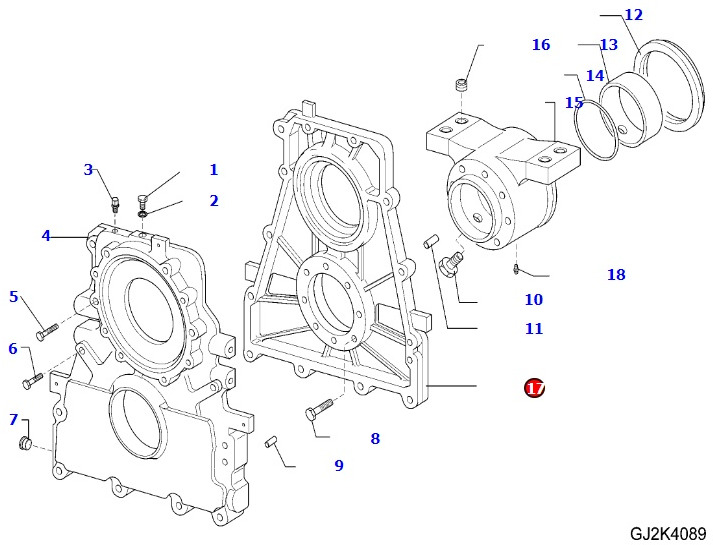 Komatsu WA100 - most napędowy tylny Carraro - obudowa 42T-23-H0P49 - Trục và các bộ phận cho Máy móc nông nghiệp: hình 1 Komatsu WA100 - most napędowy tylny Carraro - obudowa 42T-23-H0P49 - Trục và các bộ phận cho Máy móc nông nghiệp: hình 1